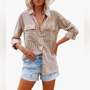 Women’s Casual button down - Neutral